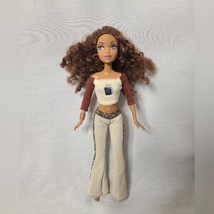 Barbie My Scene Teen Tees Madison Westley Doll In Outfit T-shirt & Pant Set Rare